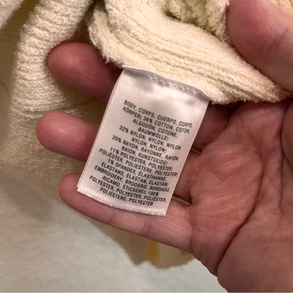 Anthropologie Anthro Embroidered Sleeveless Tie Back Tank Top Boho Blouse Size M - Picture 11 of 12